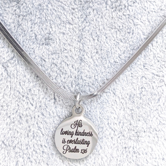 Christian Bible Verse Scripture Necklace - Picture 4 of 7
